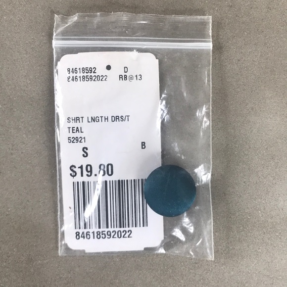 Teal short dress Forever 21 - Picture 3 of 8